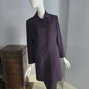 Felicia Plum Coat – Tagged XL (Fits US Medium)